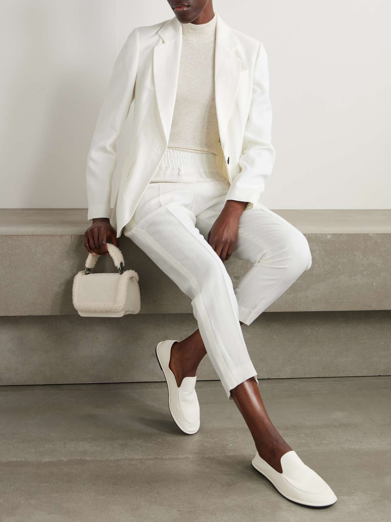 Twill blazer Off-white - 2
