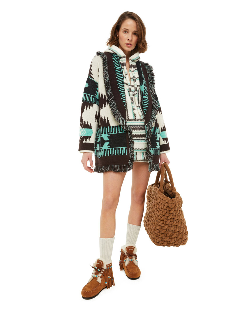 Alanui Icon Jacquard Cardigan outlook