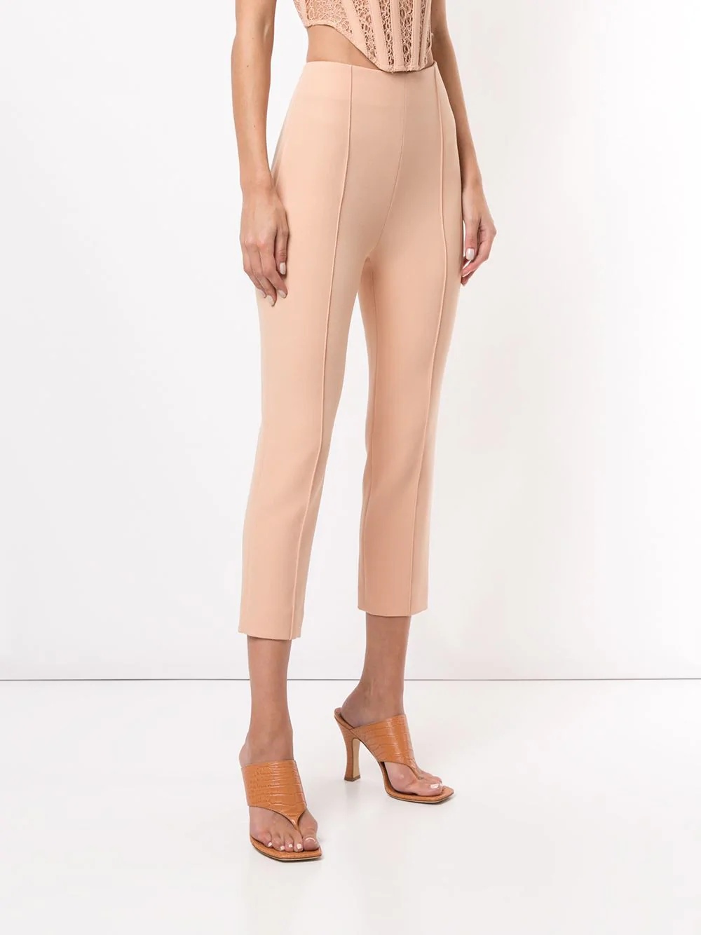 compact stretch tuxedo trousers - 3