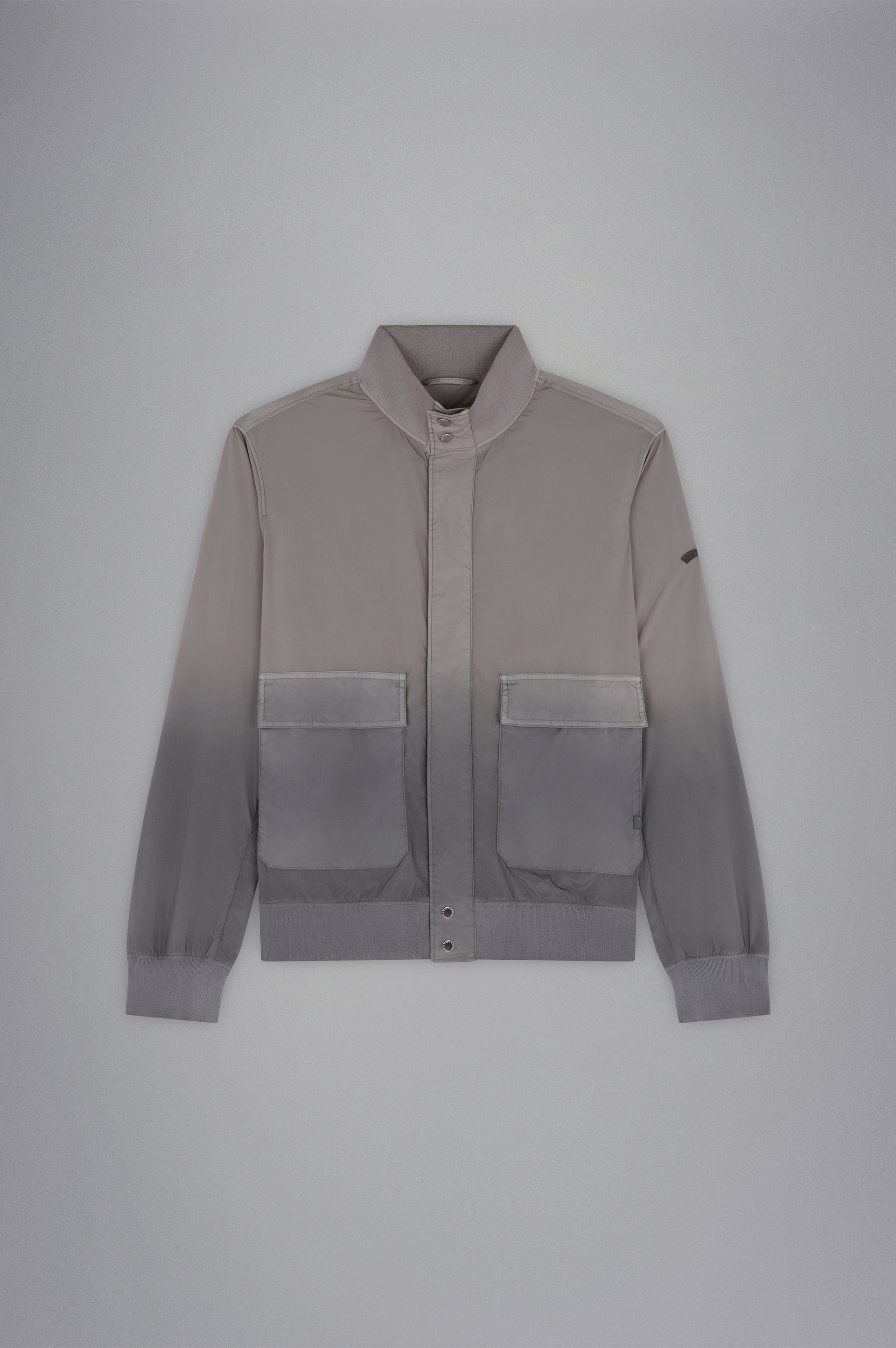 GARMENT DYED FADED STRETCH ECONYL® BOMBER JACKET - 1