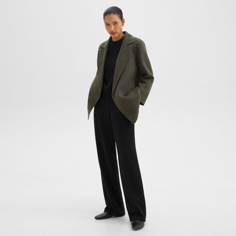Theory Clairene Jacket in Double-Face Wool-Cashmere outlook