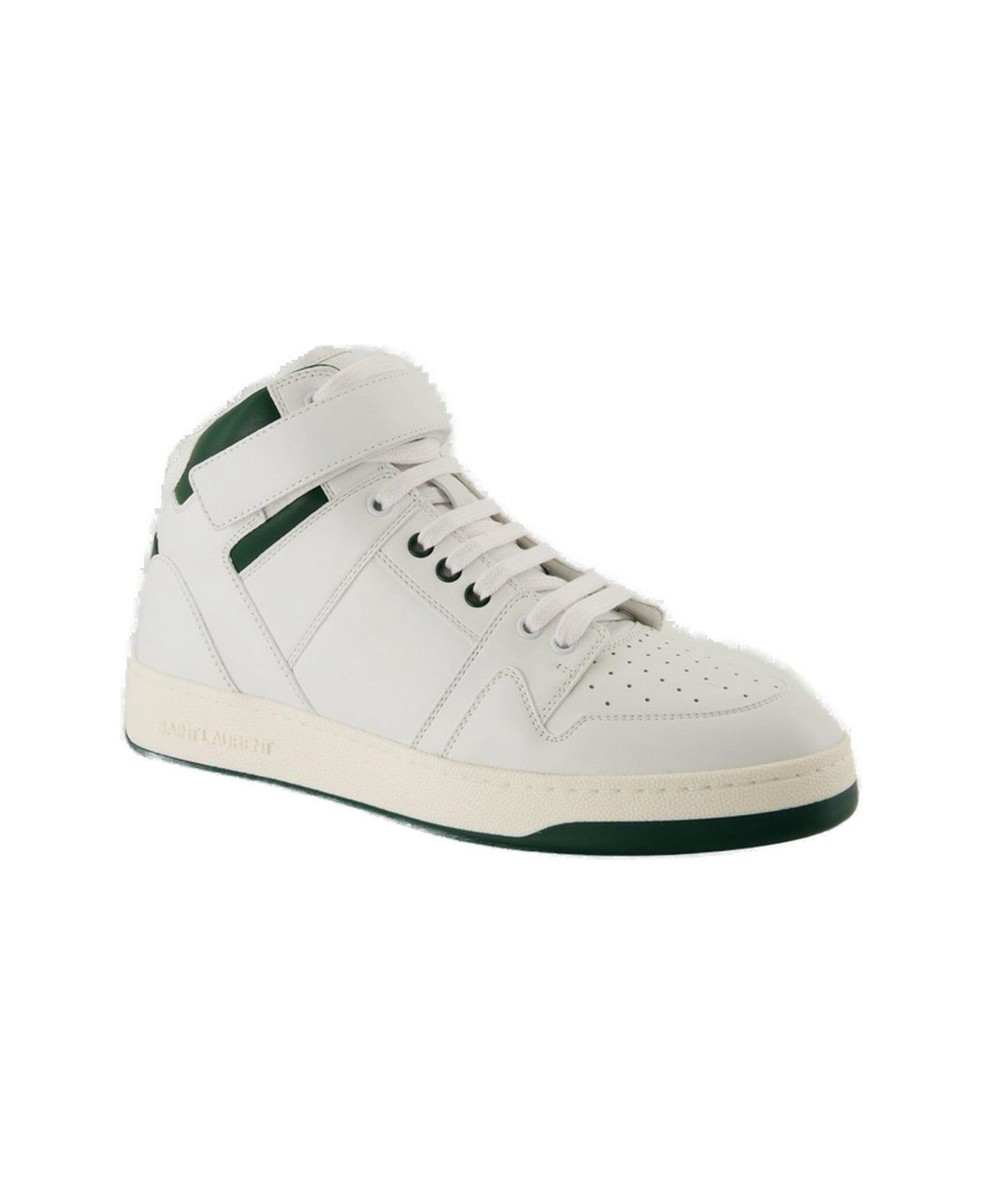 Lax Round Toe Lace-up Sneakers - 2