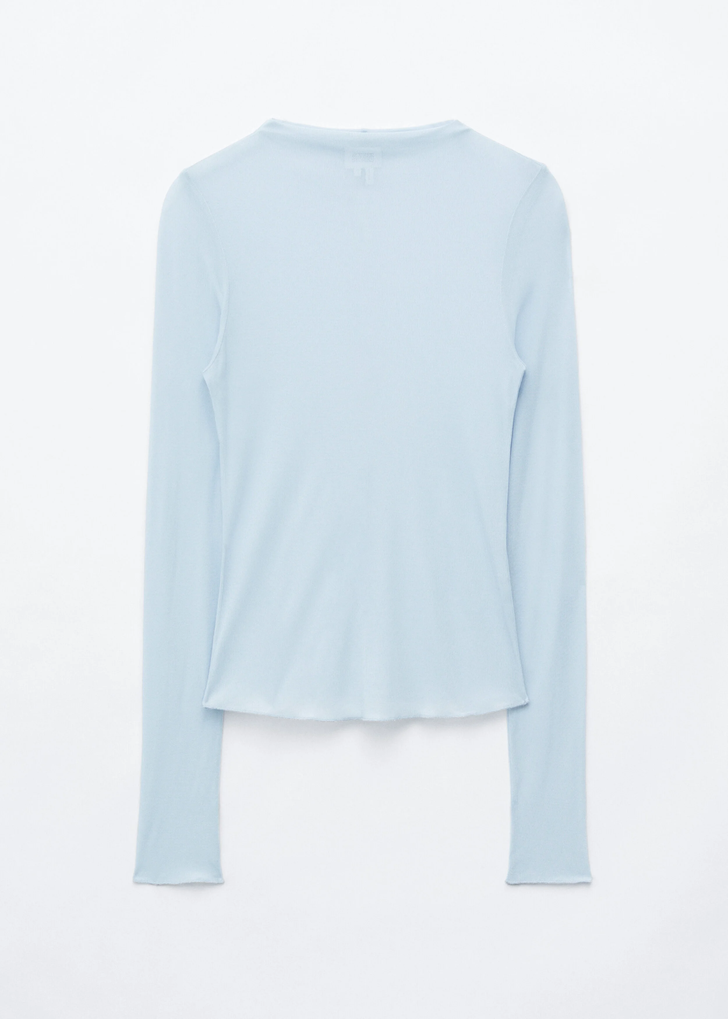 Ribbed Silk Top - 1