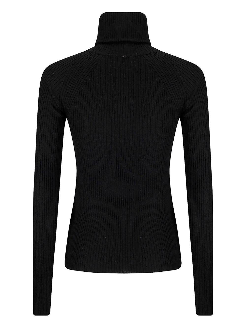 ribbed-knit zip-detail sweater - 2
