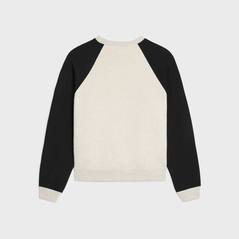 CELINE celine blason loose sweatshirt in cotton fleece outlook