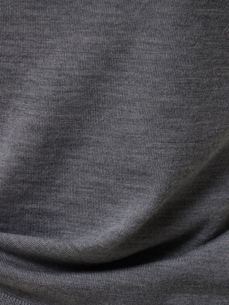 Merino wool knit crewneck t-shirt - 2