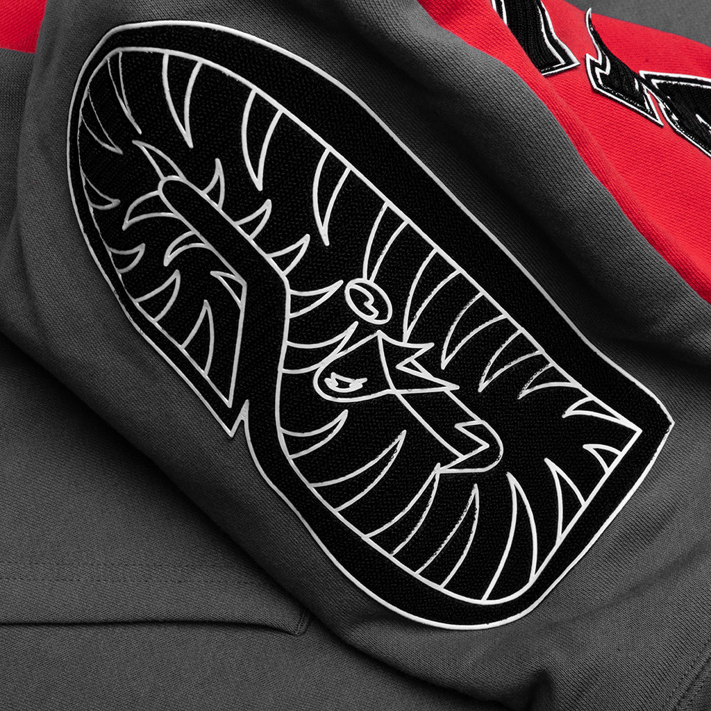 SHARK FULL ZIP HOODIE MALAYSIA - GRAY - 5