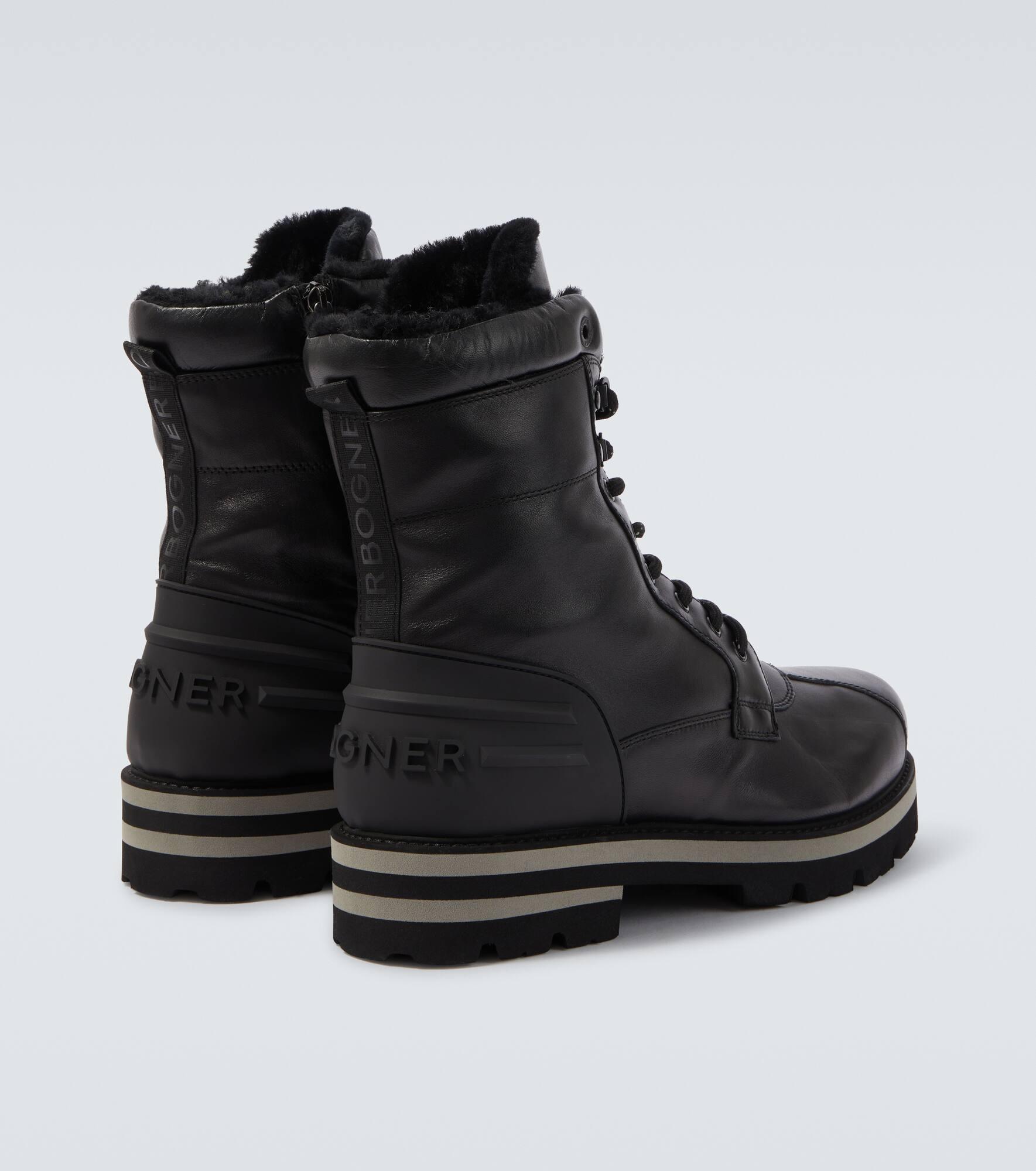 Courchevel leather lace-up boots - 6