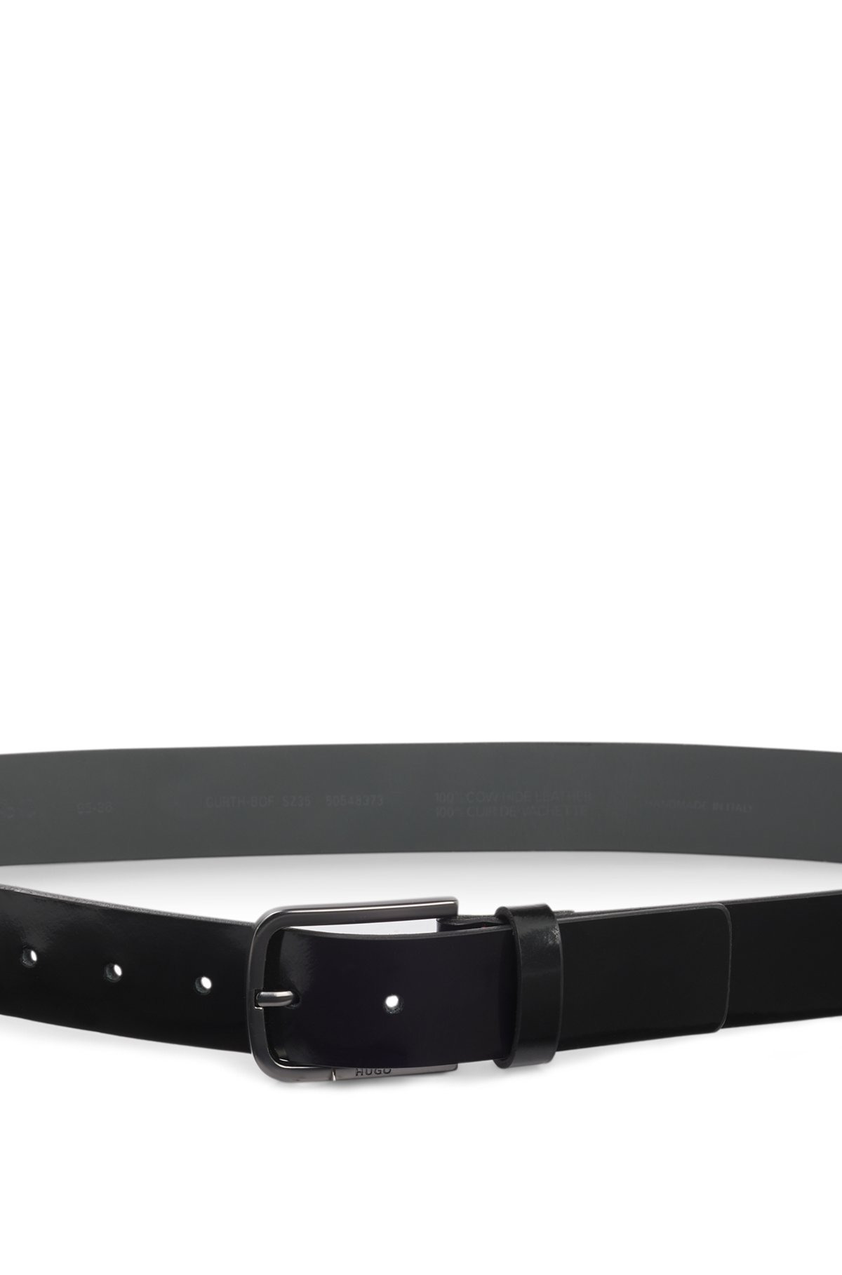 ITALIAN-MADE BELT IN BRUSH-OFF LEATHER - 4