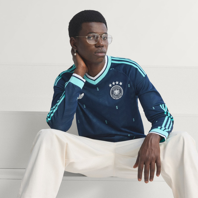 Germany 26 Away Authentic Long Sleeve Jersey 9