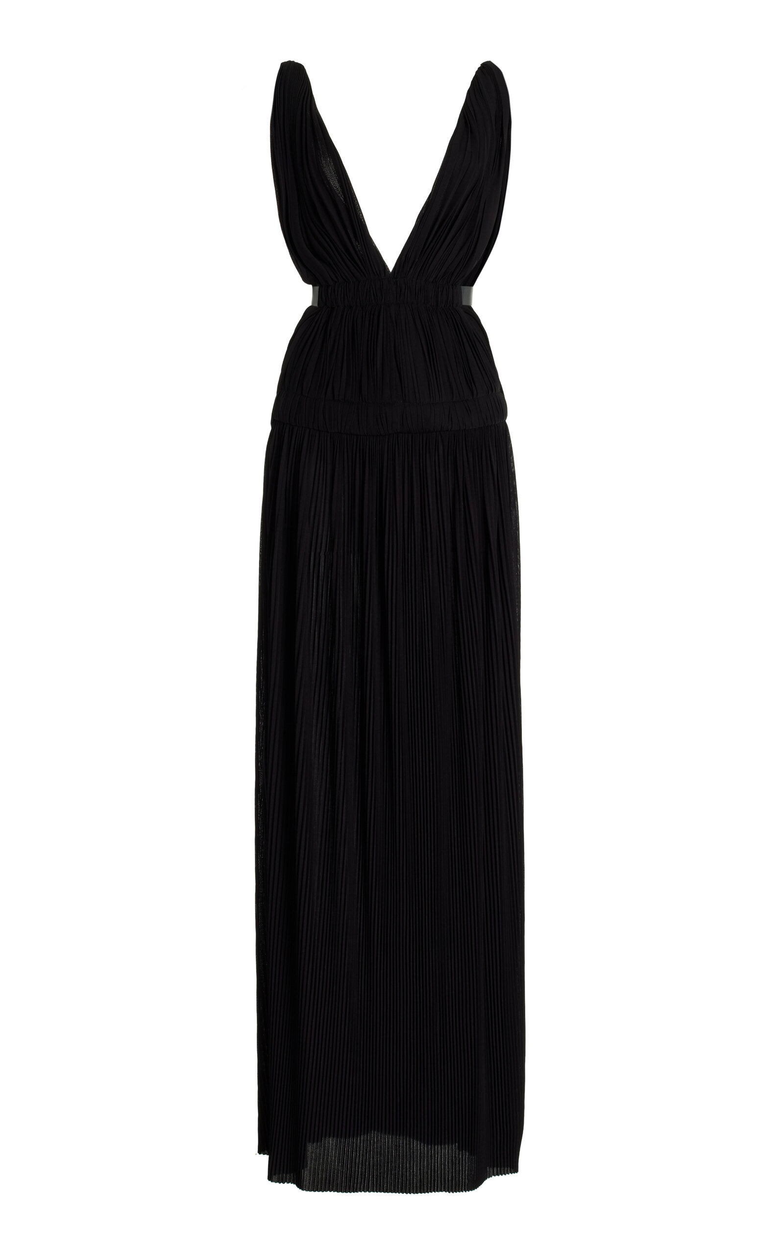 Serra Sash-Tie Maxi Dress black - 1