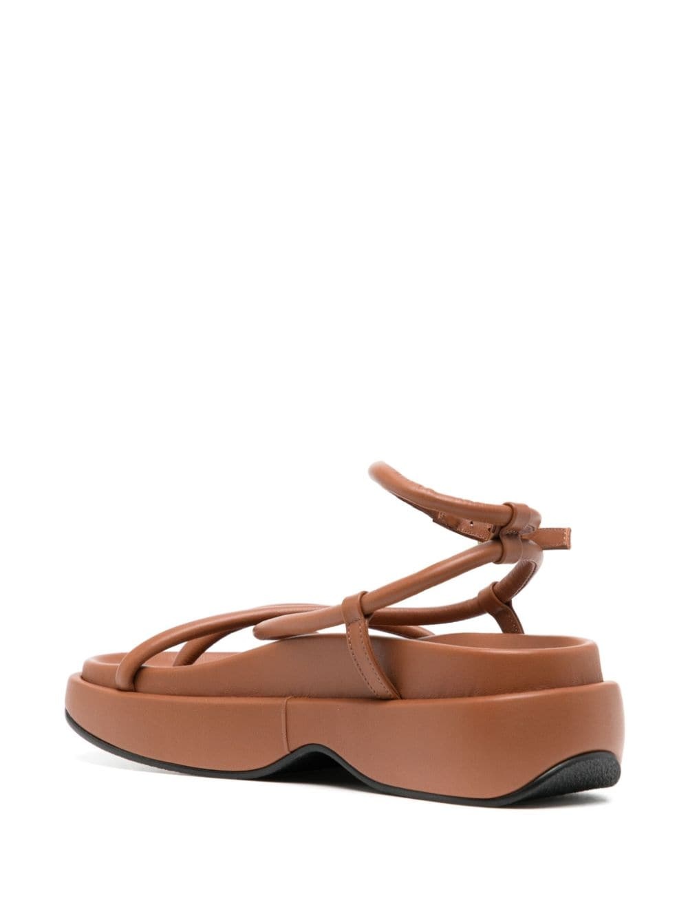 Gaji leather platform sandals - 3