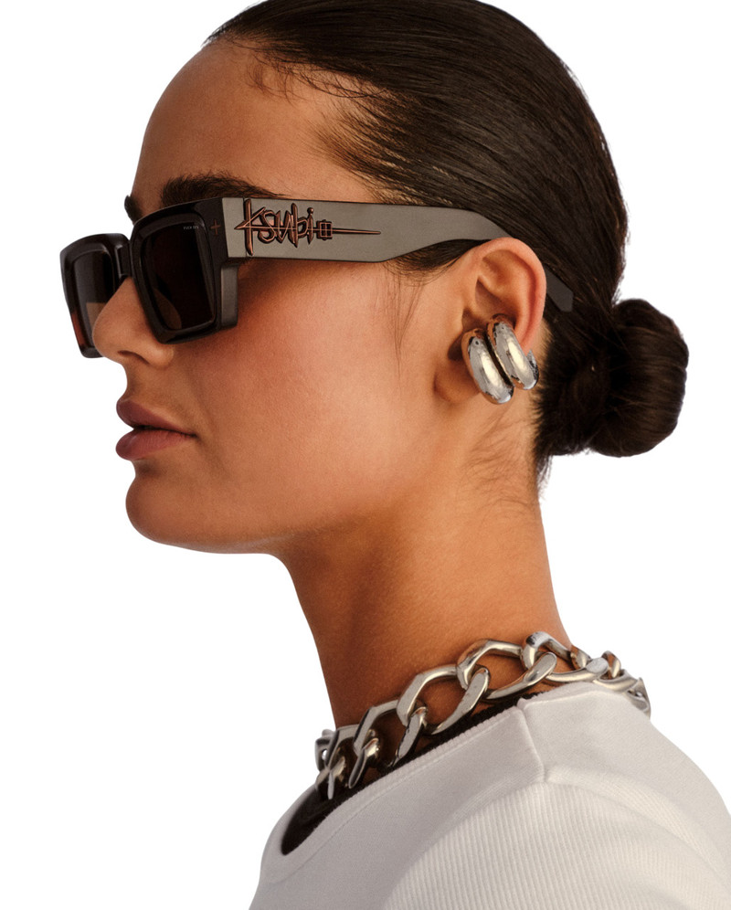 Ksubi THE KINGY SUNGLASSES TOBACCO outlook