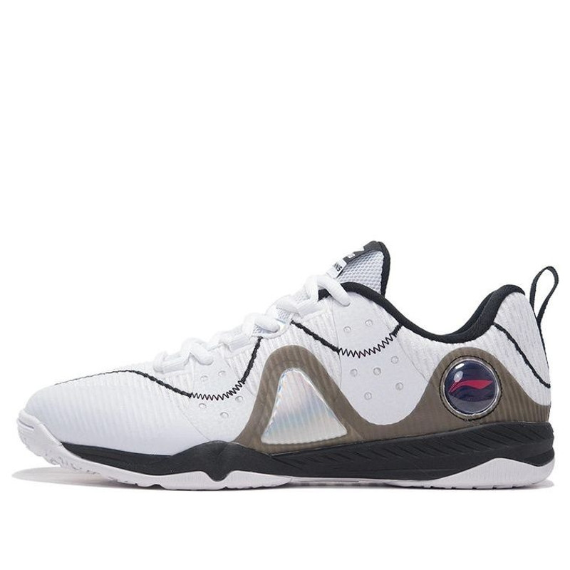 Li-Ning Double Shadow Table Tennis Shoes 'Standard White Black' APPR017-3 - 1