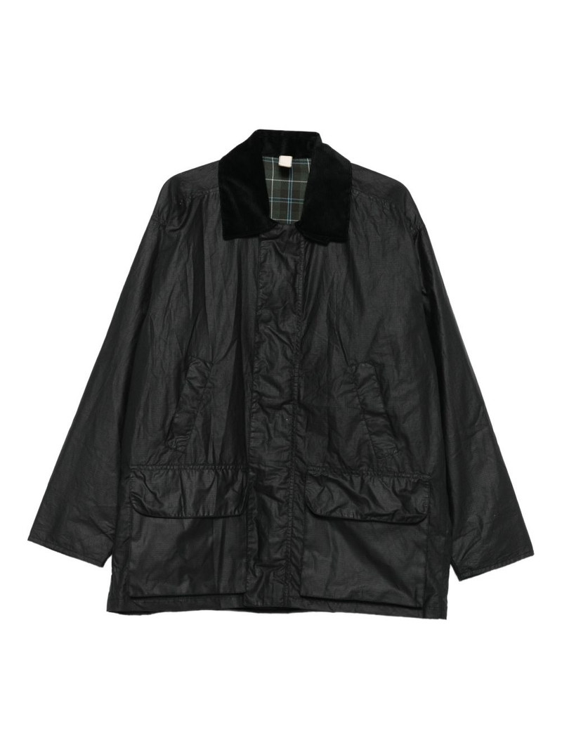 corduroy-collar pocket jacket 1