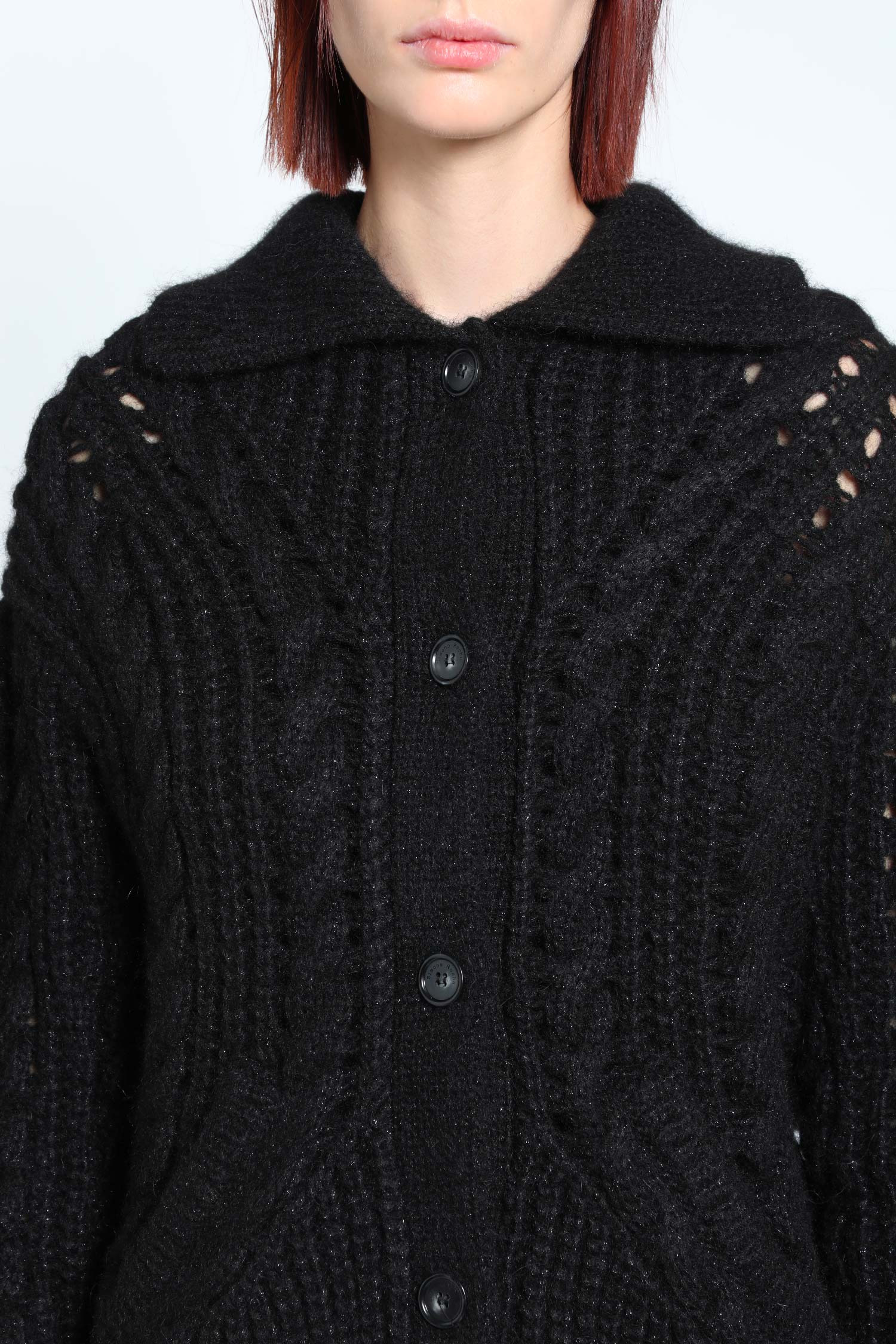 Sculpted Chunky Knit Cardigan - 4
