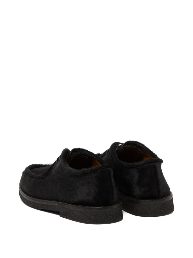 Moccar calf hair Derby shoes 4