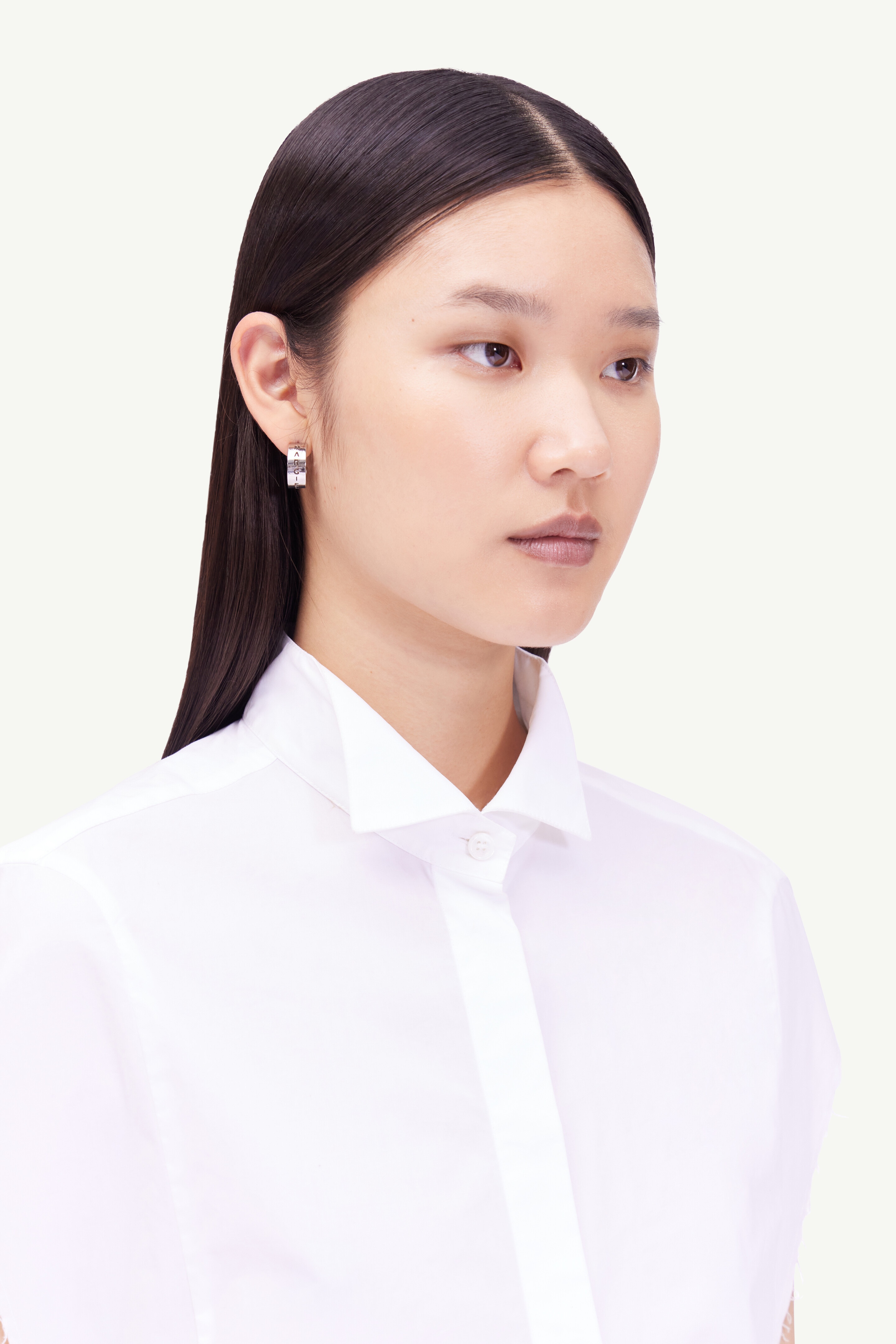 Logo cut-out earrings - 5