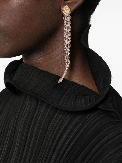 Simone Rocha crystal-embellished dangle earrings outlook