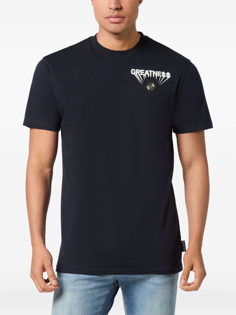 PHILIPP PLEIN logo-plaque T-shirt outlook