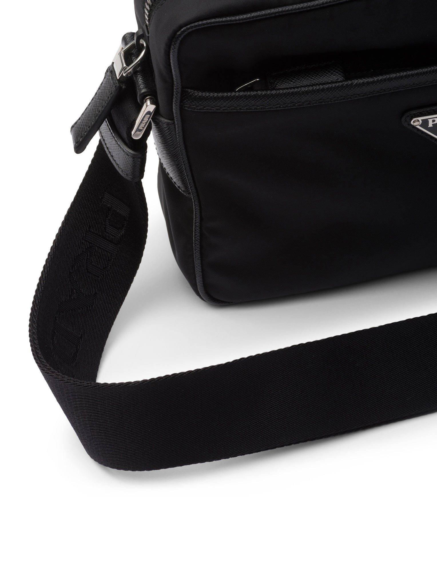 SHOULDER BAG IN RE-NYLON AND SAFFIANO - 6