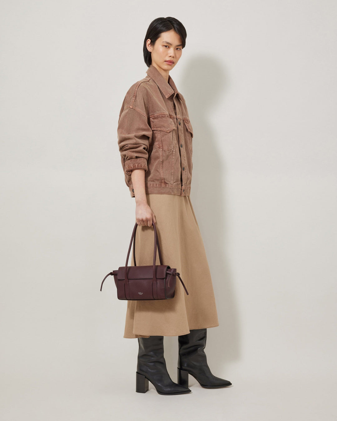 Mini Soft Bayswater Black Cherry Heavy Grain - 2