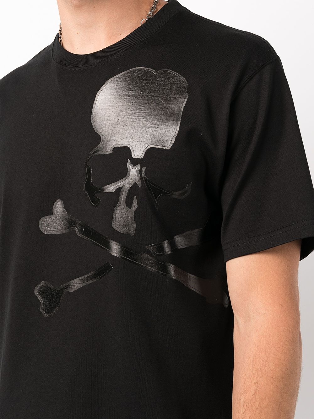 skull-print cotton T-shirt - 5