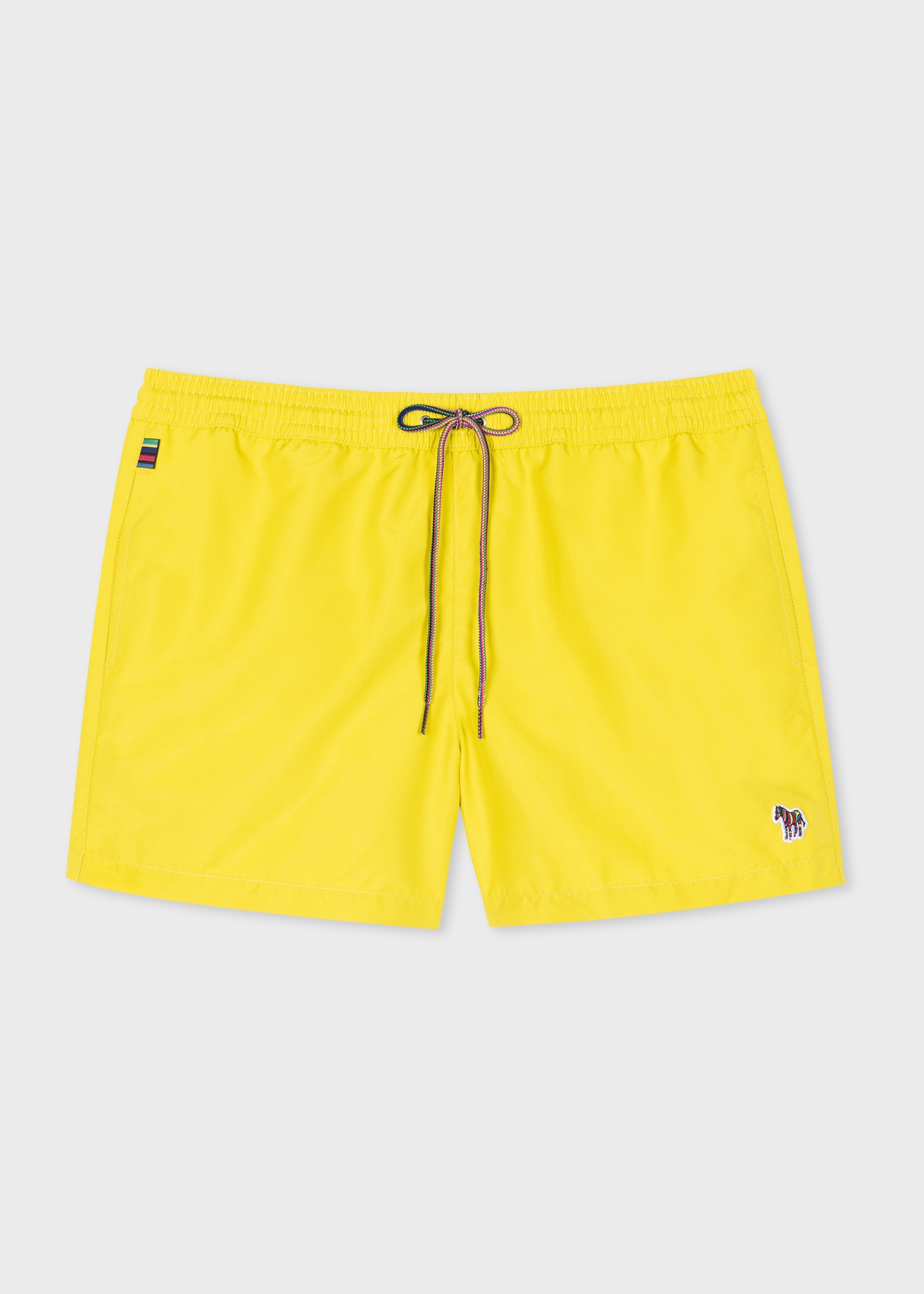 Yellow Zebra Logo Swim Shorts - 1