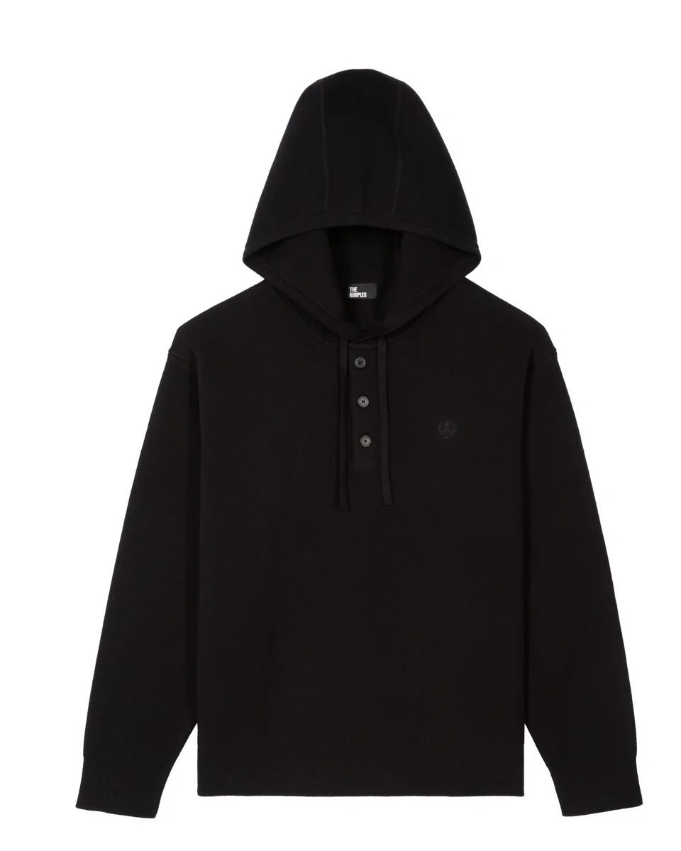 BLACK HOODIE - 1