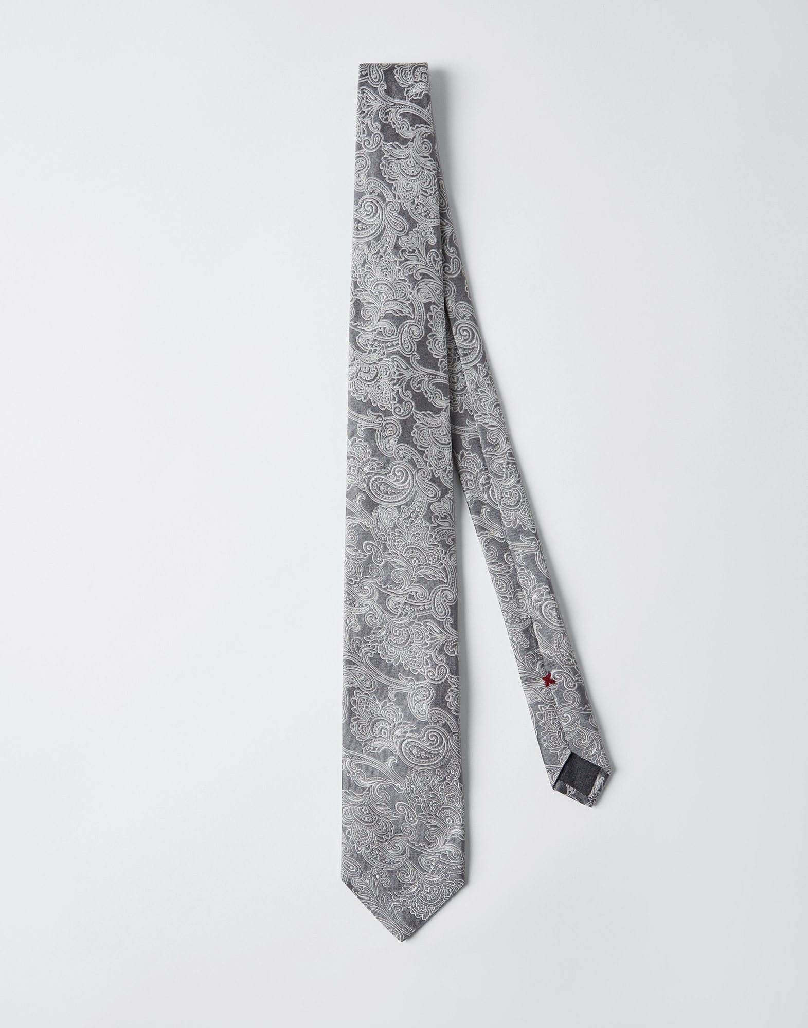 Paisley silk tie - 1
