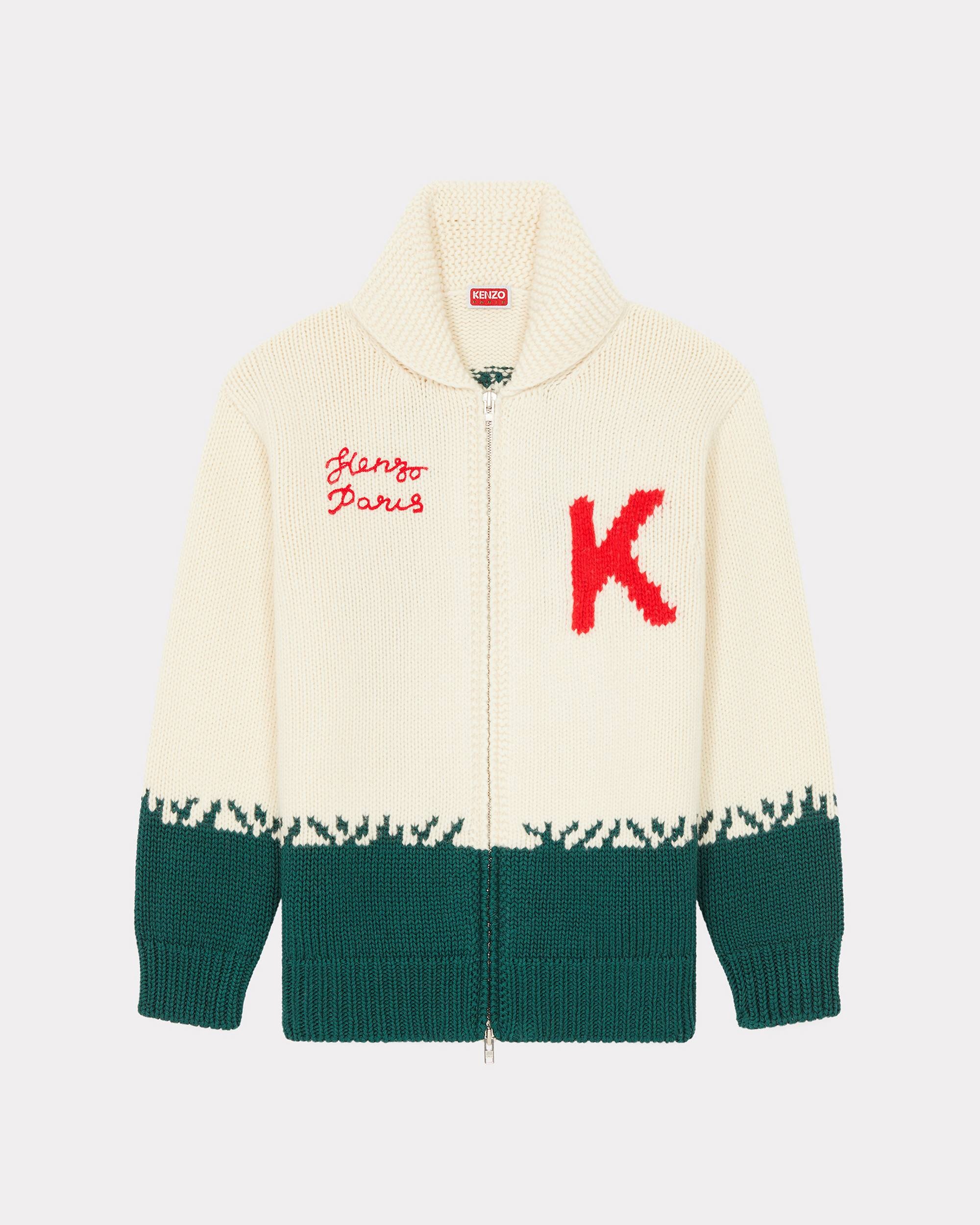 KENZOです。 KENZO 'Year of the Dragon' zip-up genderless cardigan