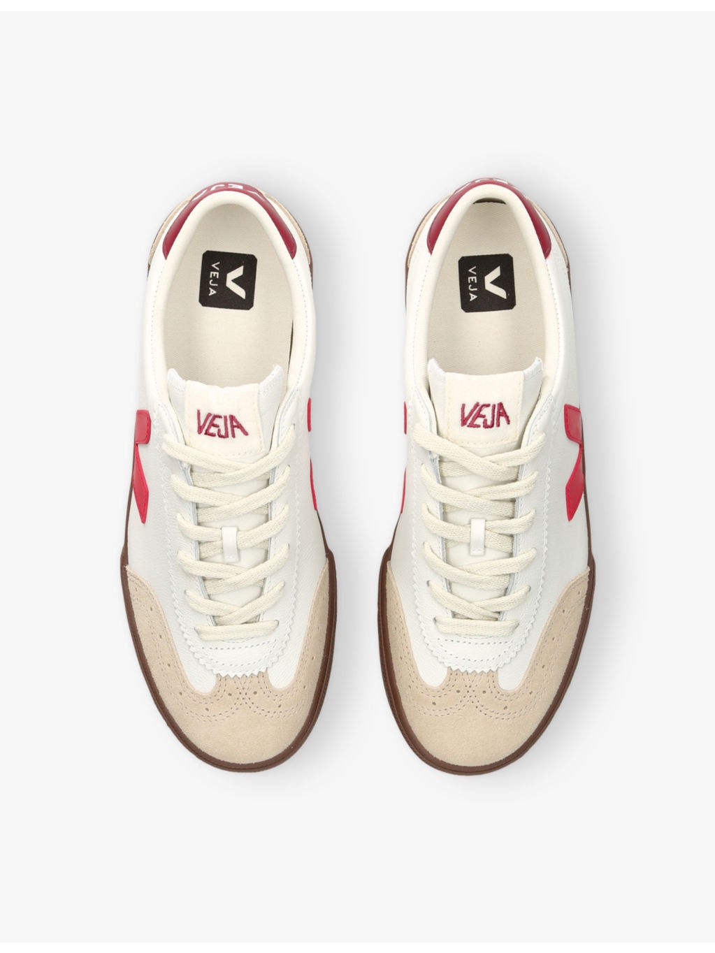 Volley Low-Top Leather Trainers - 2