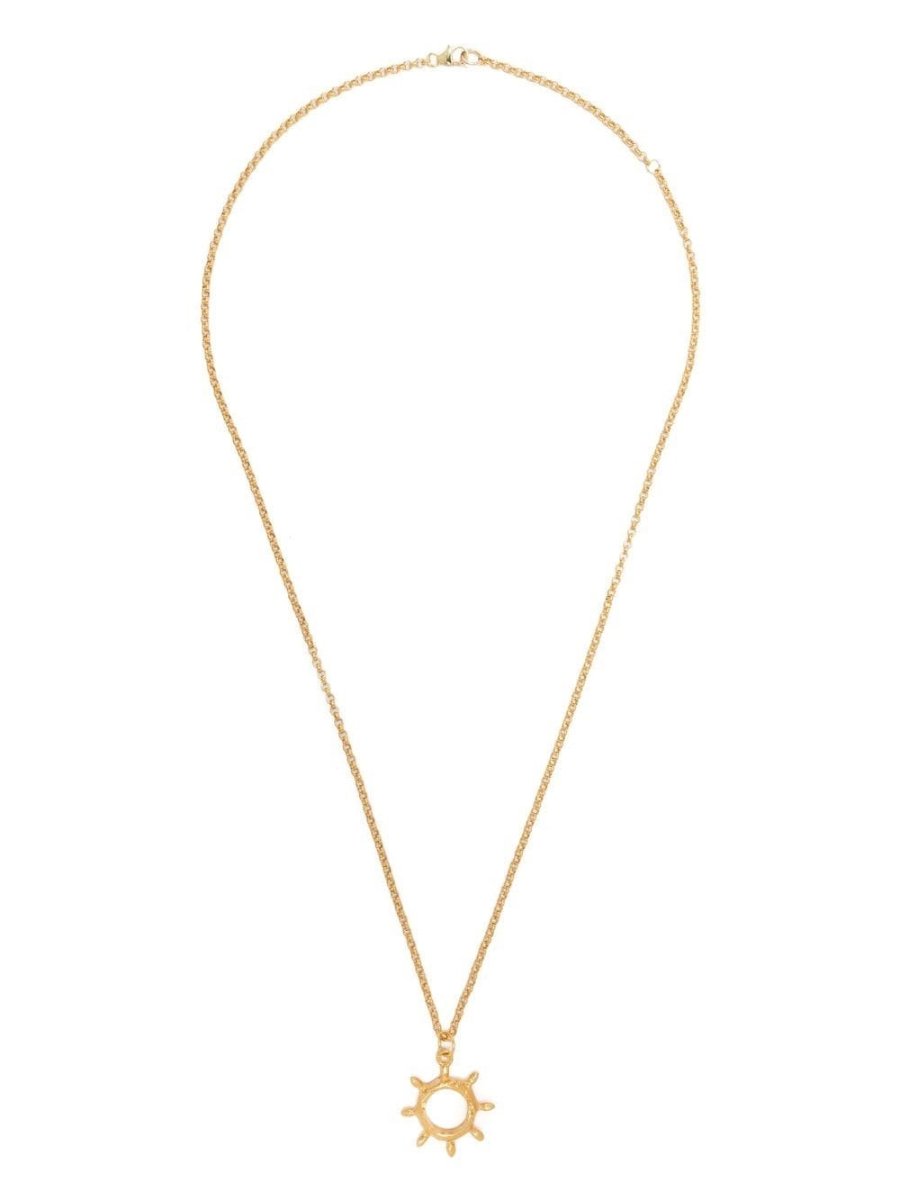 Nocturnal Helm gold-plated necklace - 4