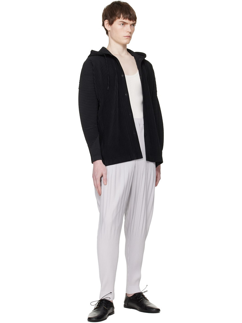 ISSEY MIYAKE Black Monthly Colors February Hoodie outlook