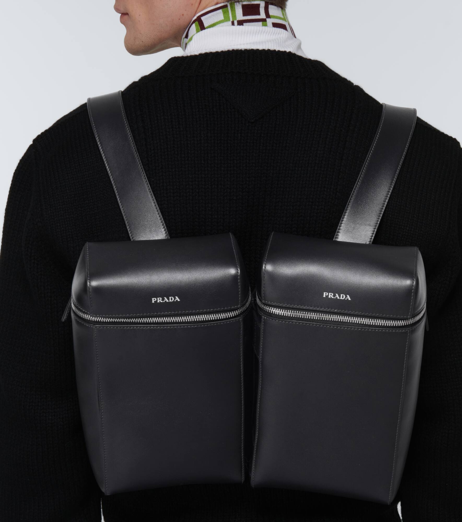 Convertible leather backpack - 2
