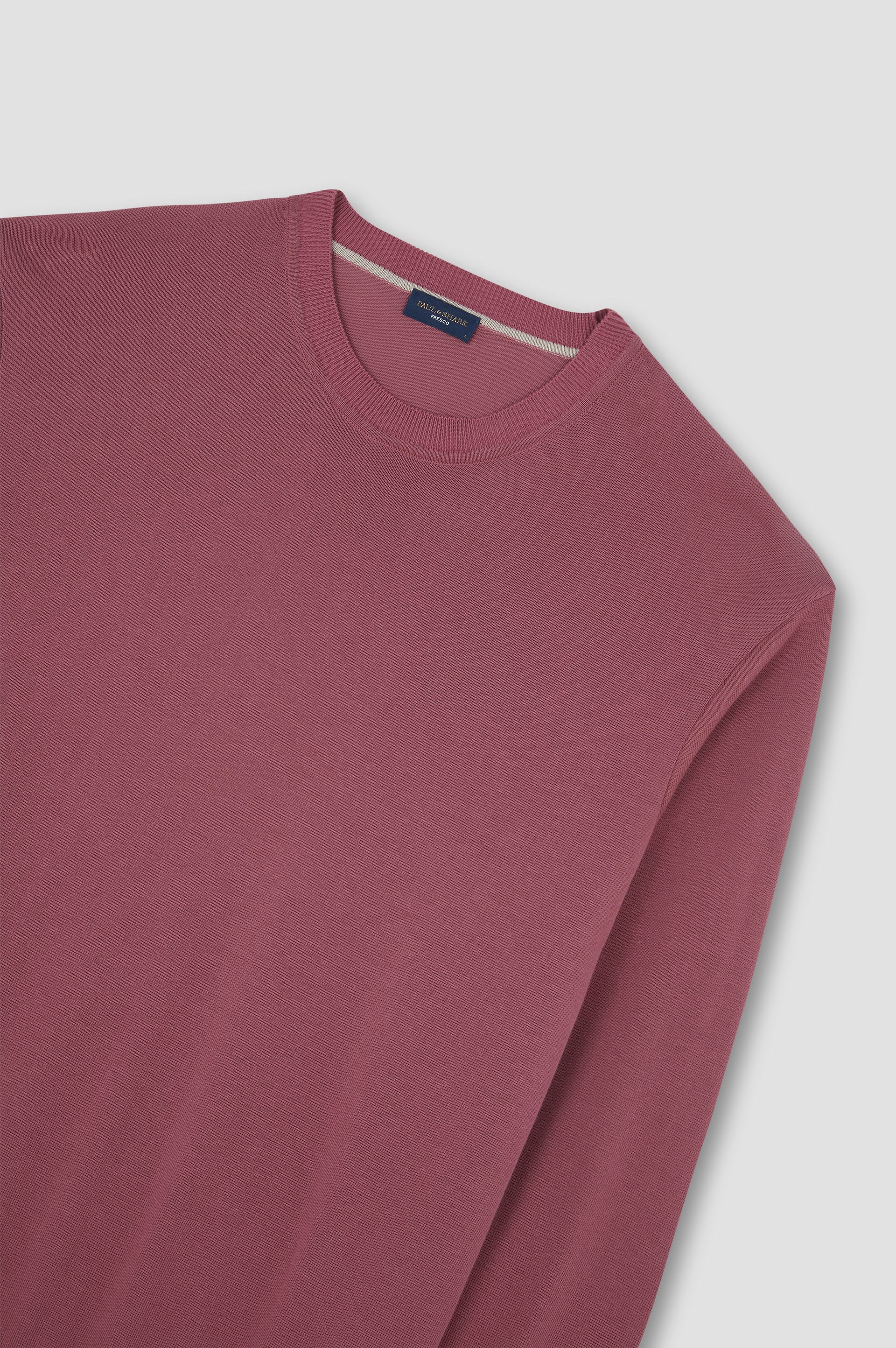 CREWNECK SWEATER IN FRESH COTTON - 6