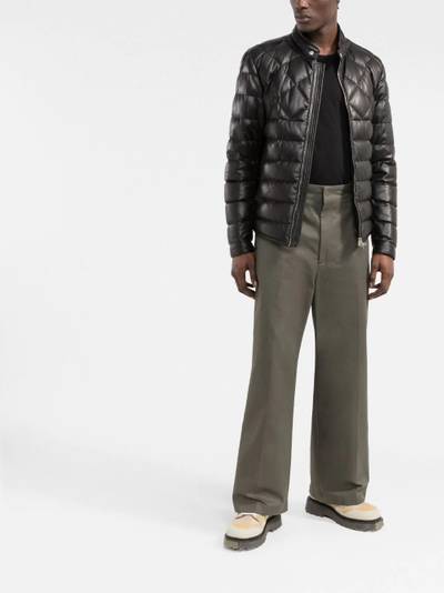 Moncler Grenelle quilted leather jacket outlook