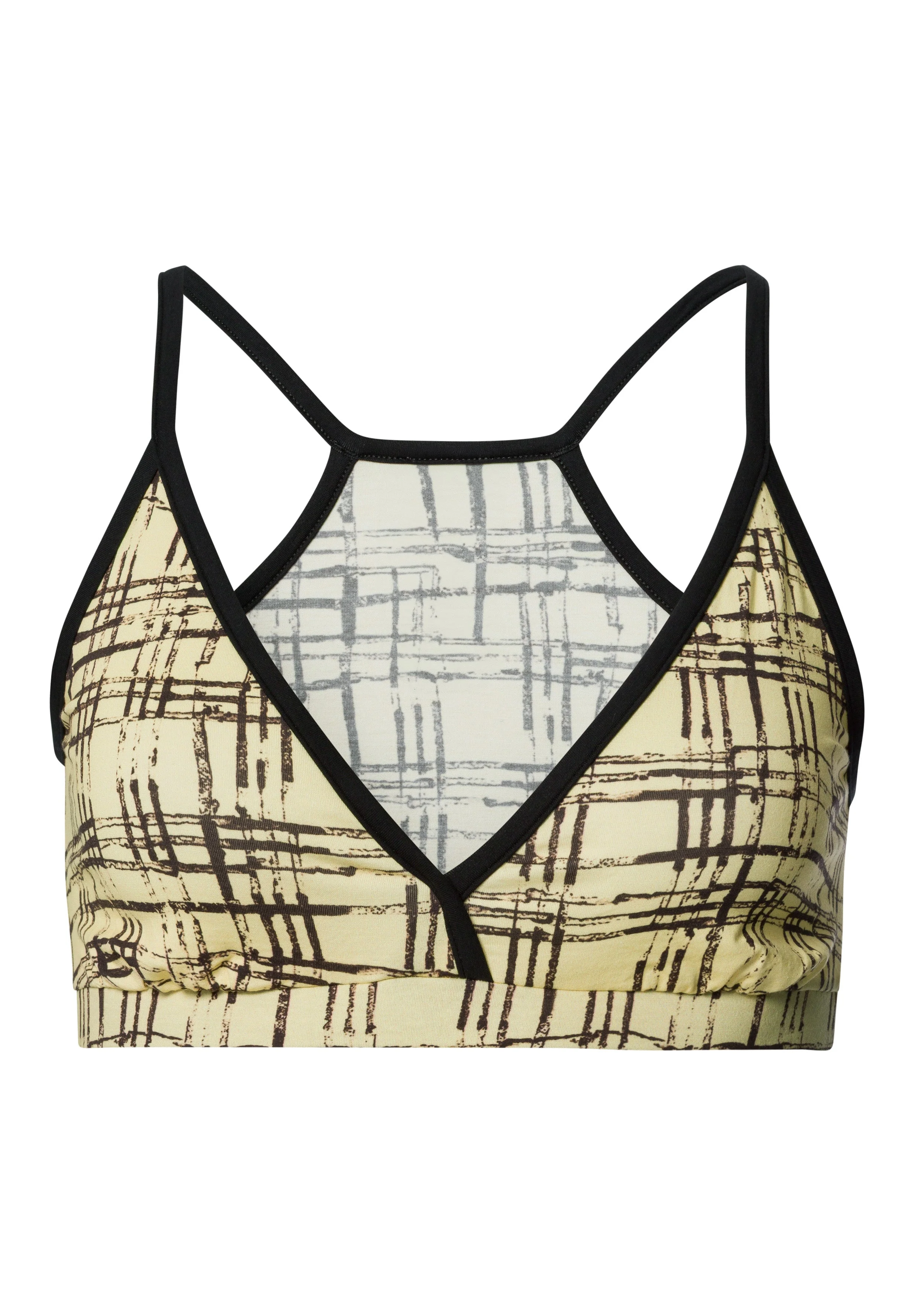 Arthur Arbesser X Hanro Tartan Cotton Crop Top - 1