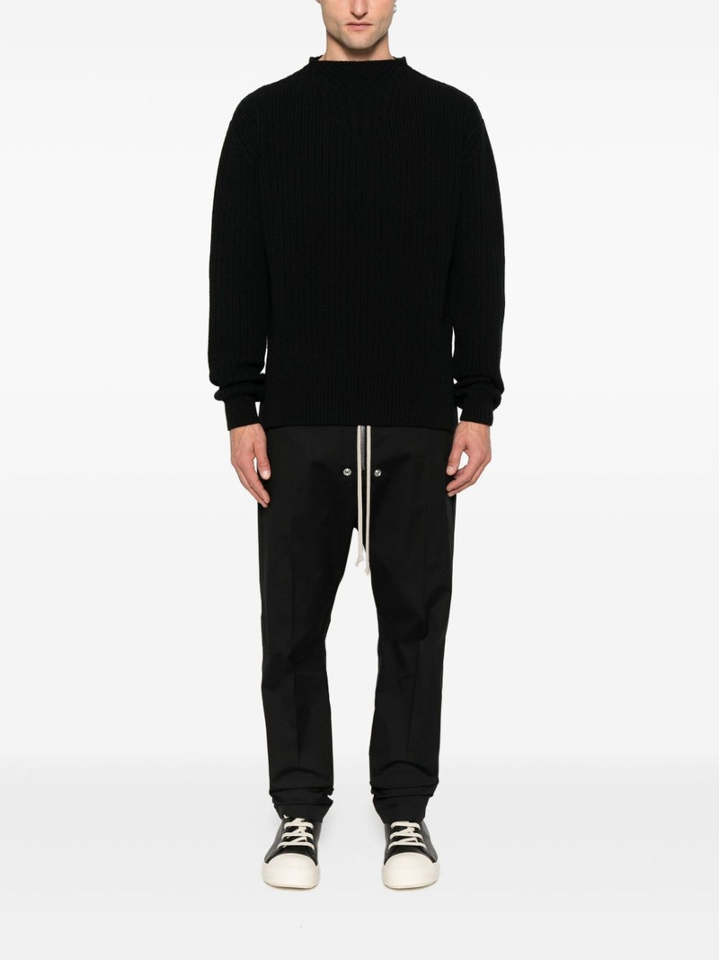 Rick Owens mock-neck sweater outlook