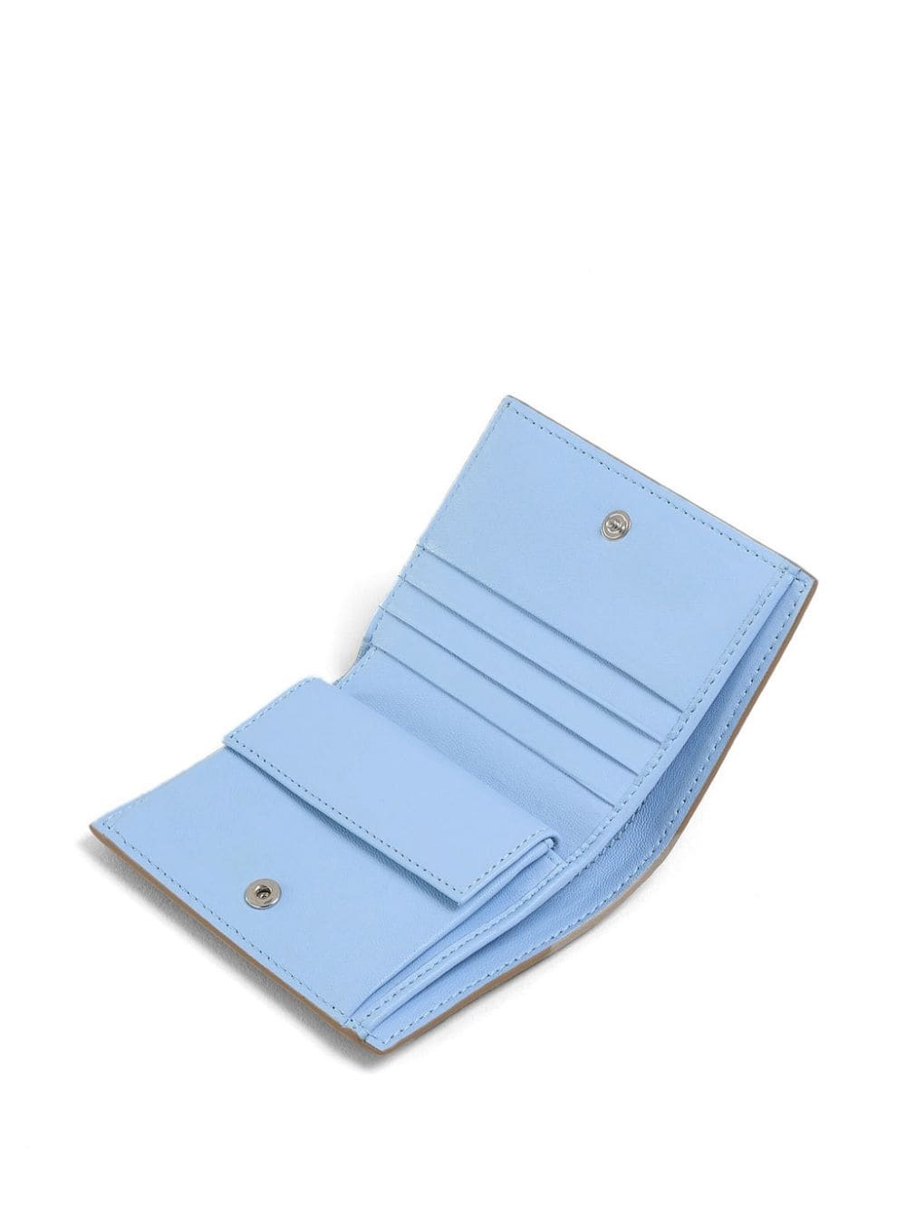 logo-embroidered leather wallet - 4