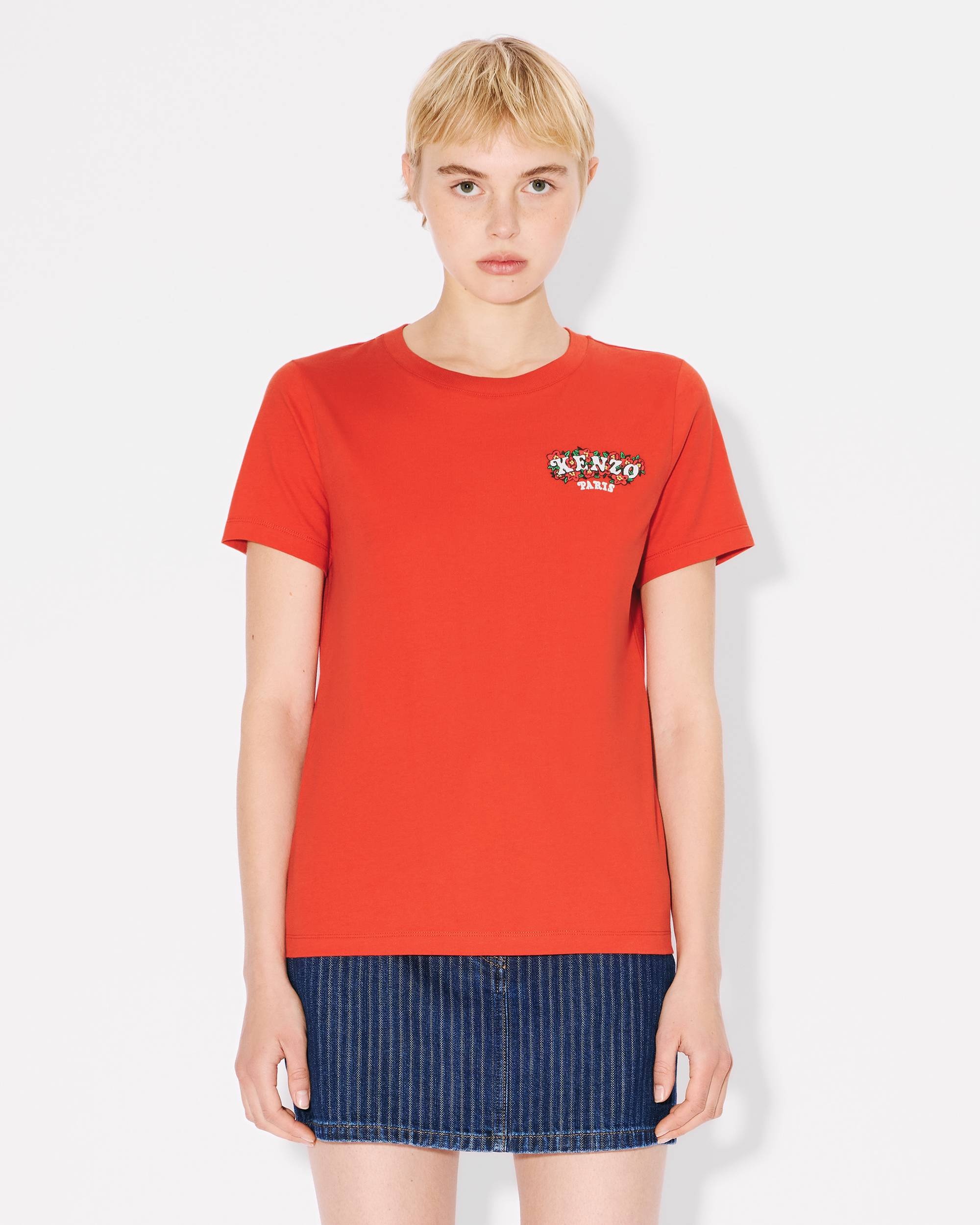 'KENZO VERDY MARKET' embroidered cotton T-shirt - 3