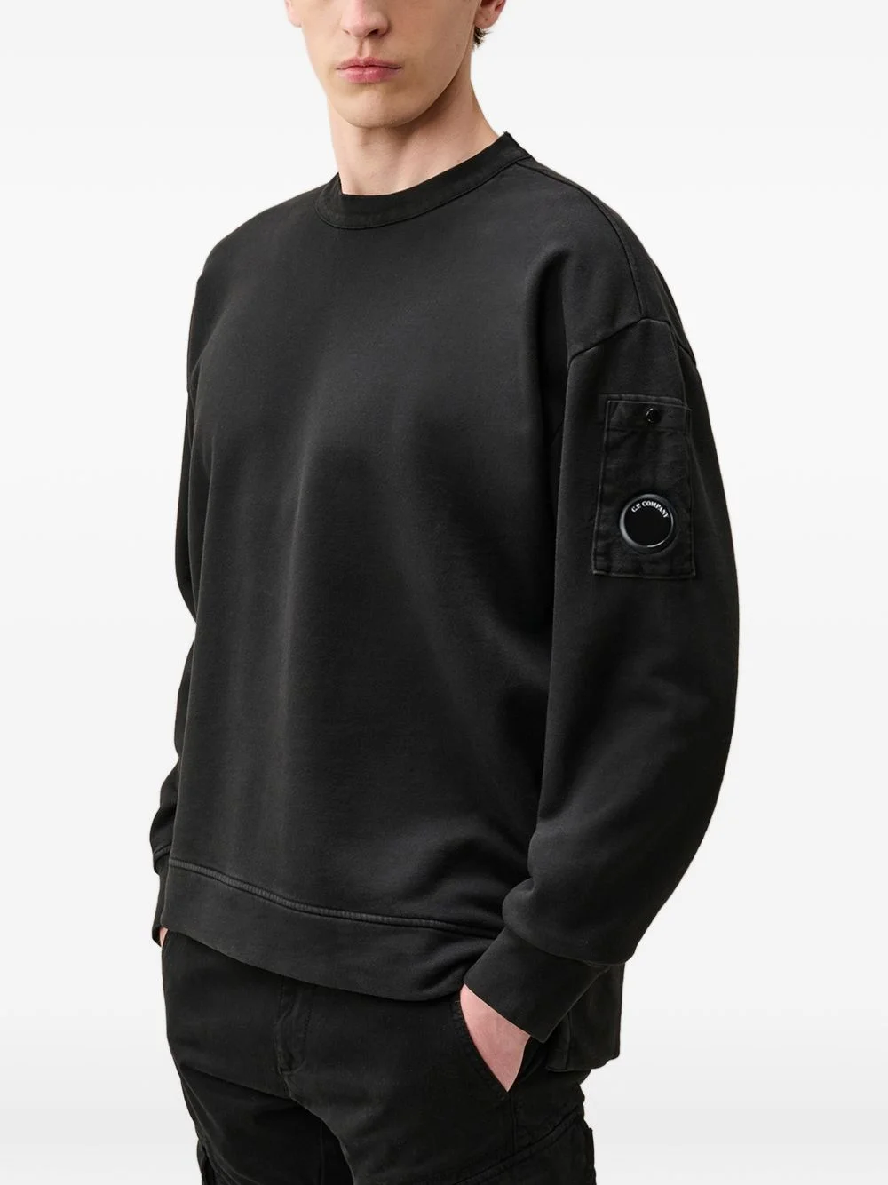 Lens-detail sweatshirt - 1