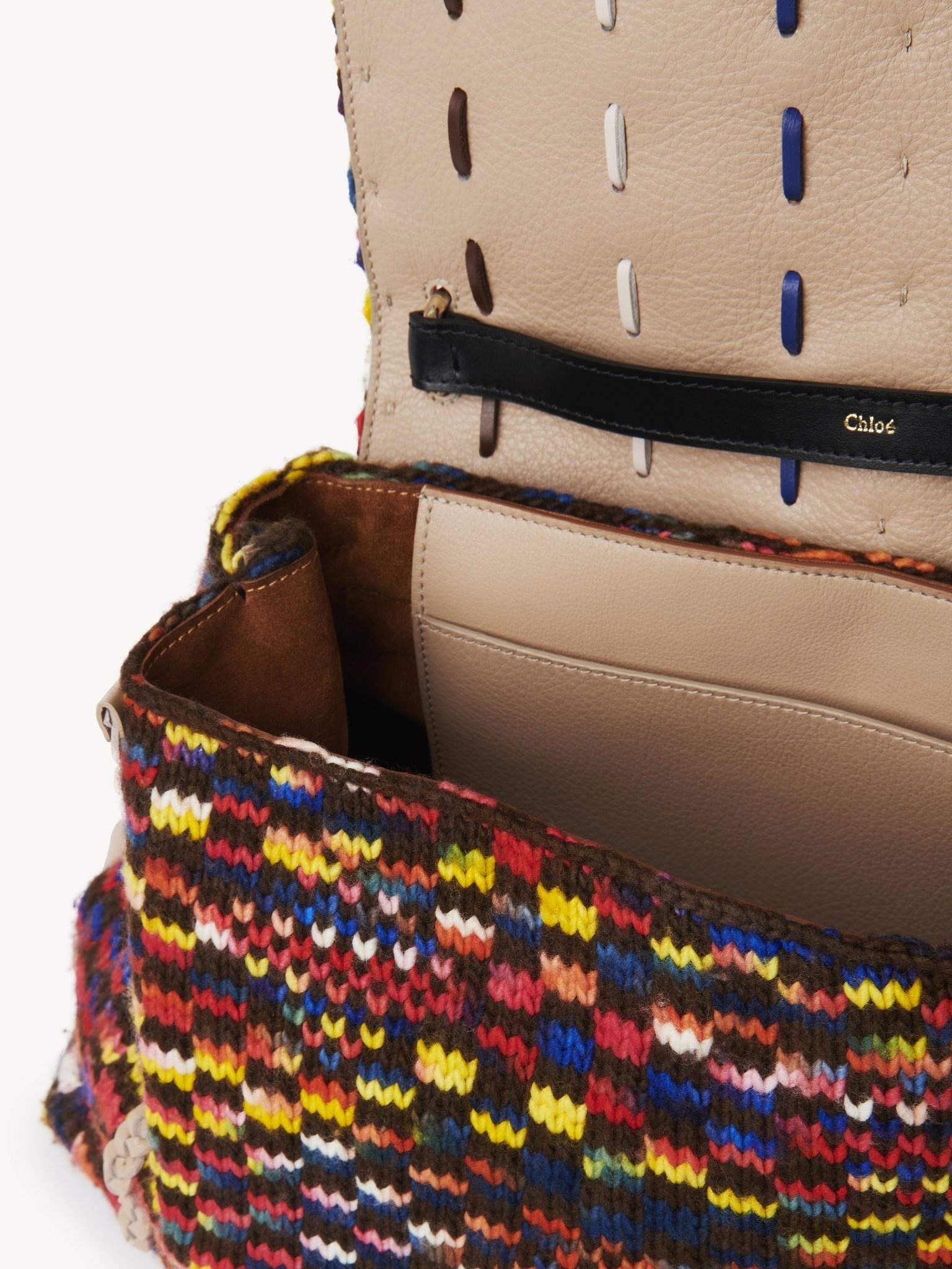 ショルダーバッグ・ポシェット Chloe Embroidered wool large Penelope shoulder bag e340ddcbc6b316348d3037ee2163fe