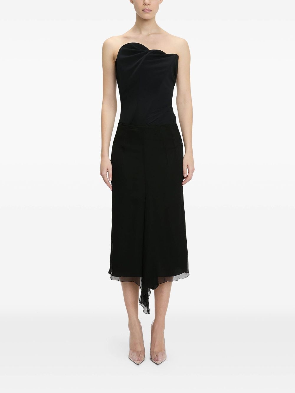 Wave strapless top - 1