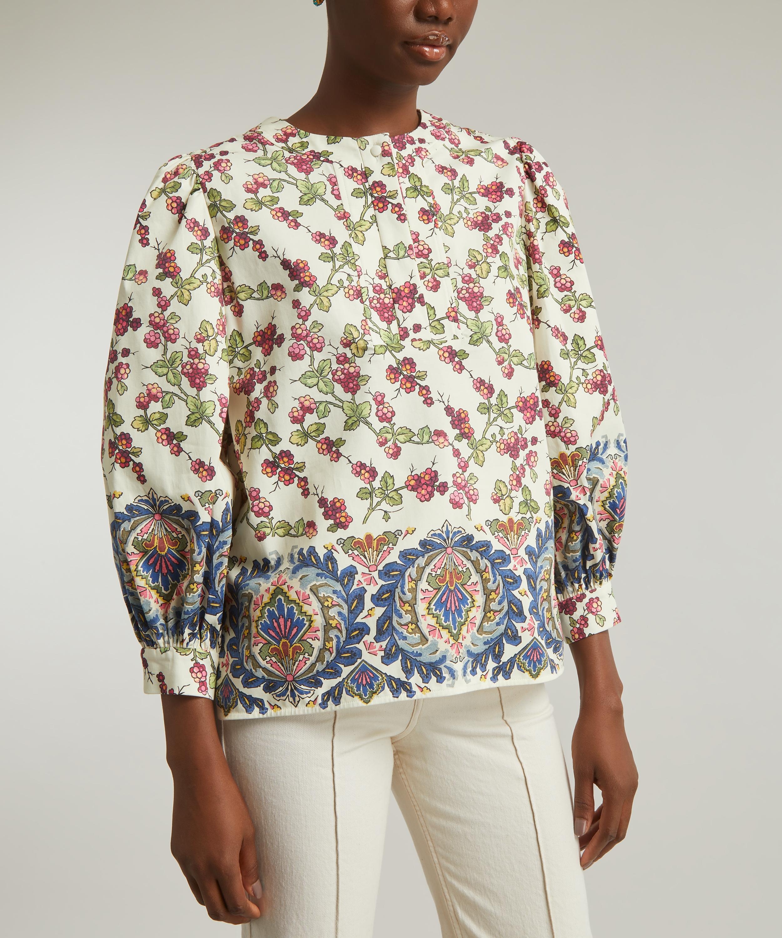 Berries-print long-sleeve top - 5