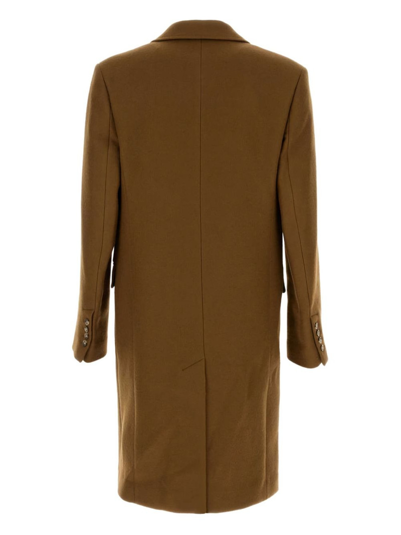 AMI Paris virgin wool single-breasted coat outlook