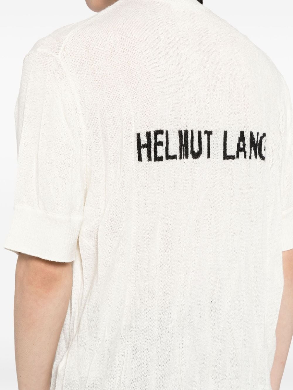 crinkled wool T-shirt - 5