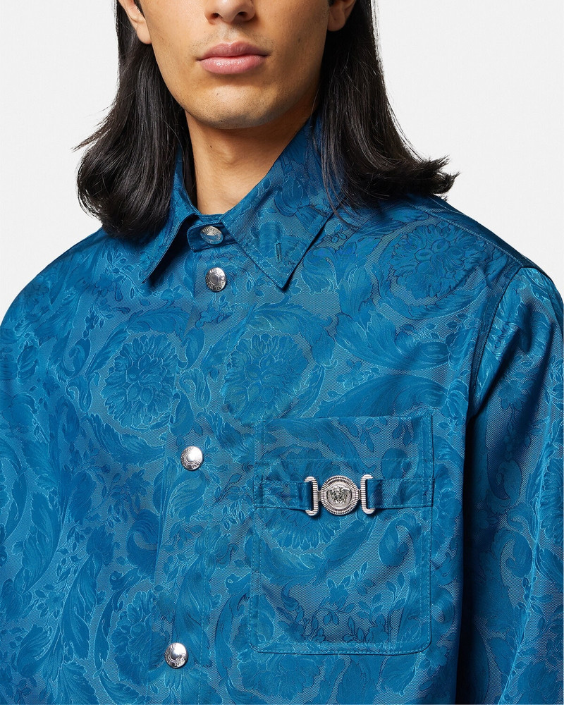 Barocco Silhouette Jacquard Overshirt 5