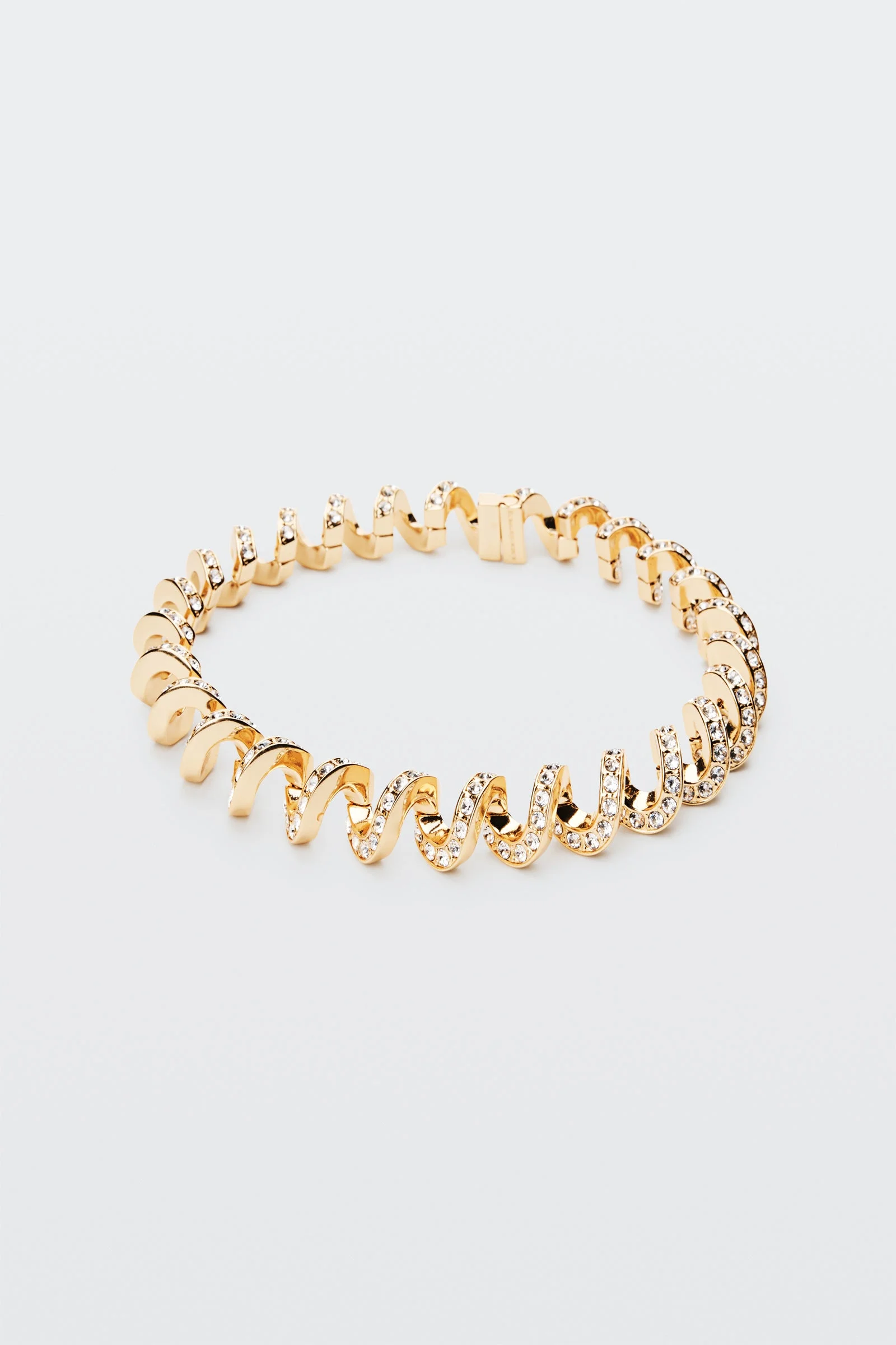 crystal coil necklace - 1