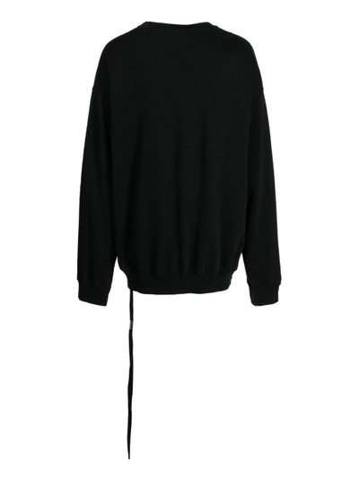 Ann Demeulemeester graphic-print cotton sweatshirt outlook